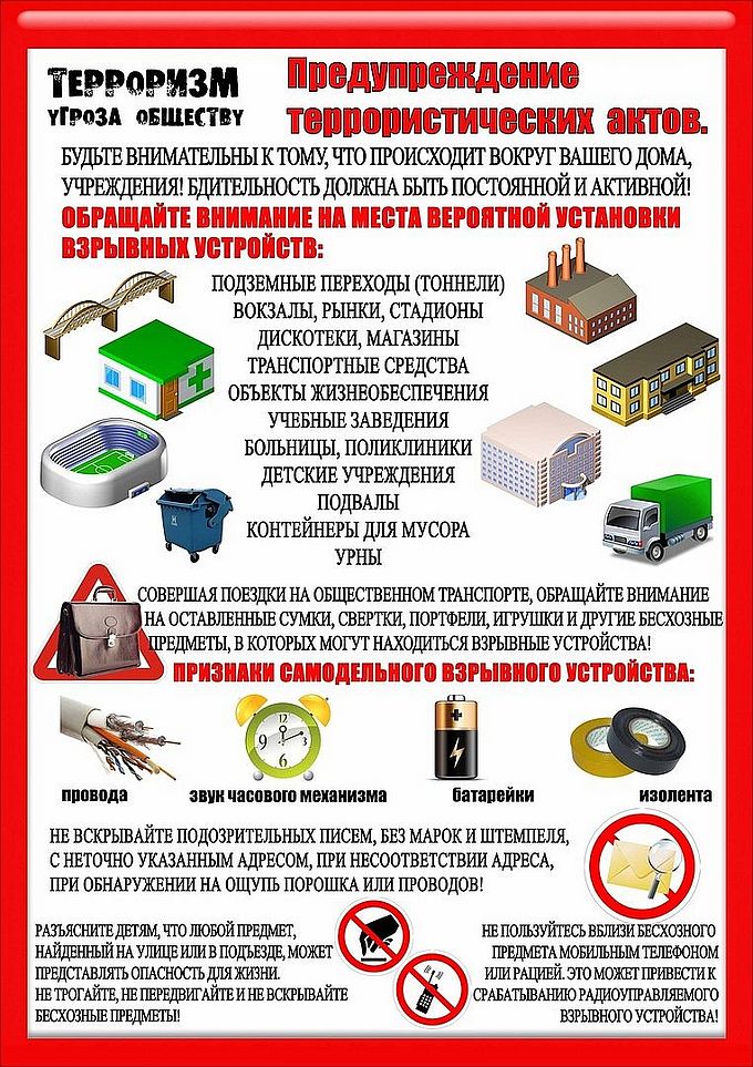 Предупреждение террористичеких актов