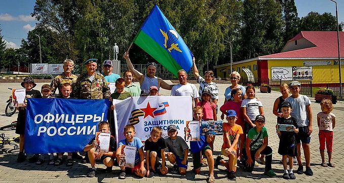 Участники велопробега